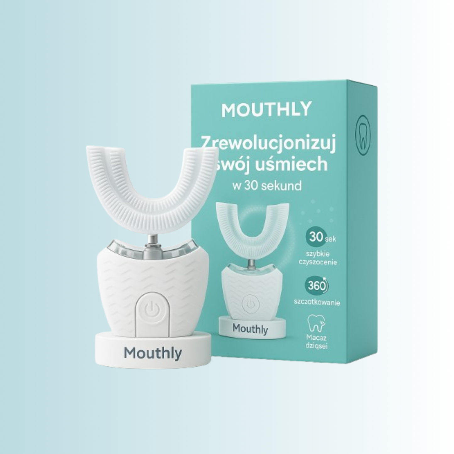 MOUTHLY. Inteligentna Szczoteczka Soniczna 360°