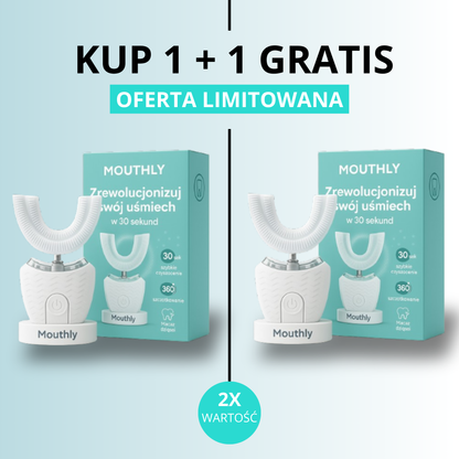 MOUTHLY. Inteligentna Szczoteczka Soniczna 360°