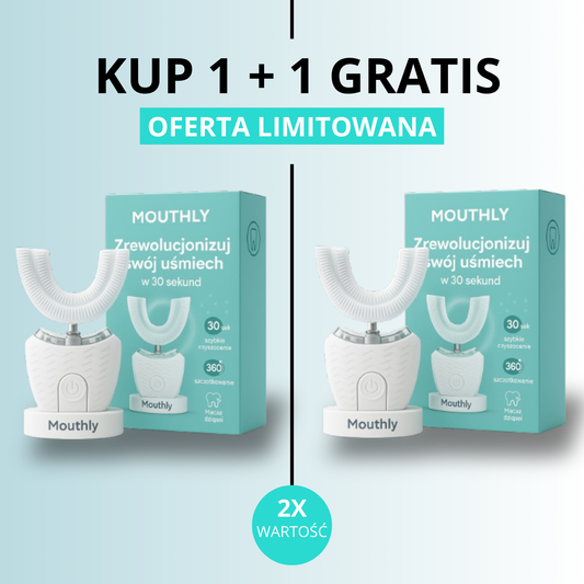 MOUTHLY. Inteligentna Szczoteczka Soniczna 360°