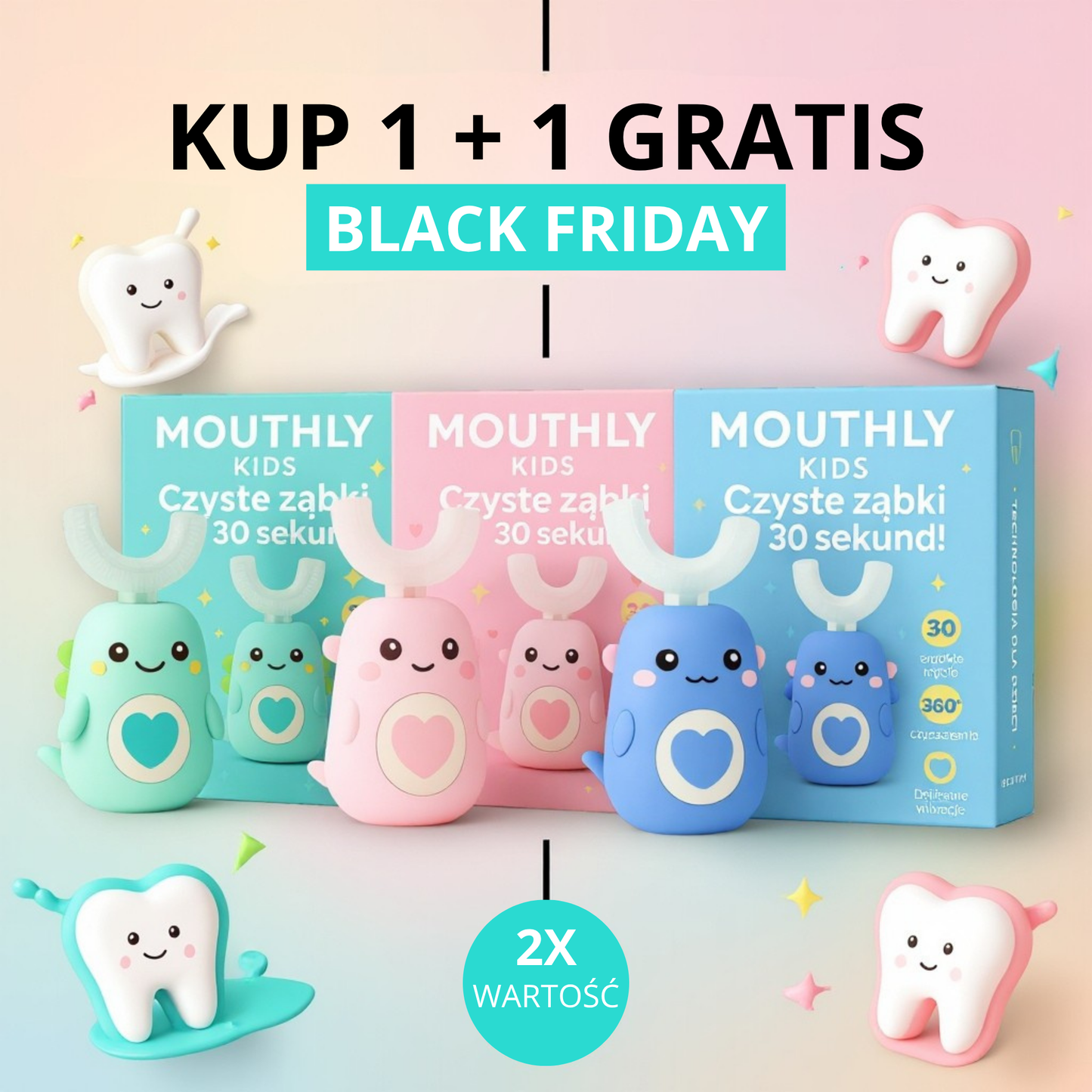 SZCZOTECZKA 360° KIDS