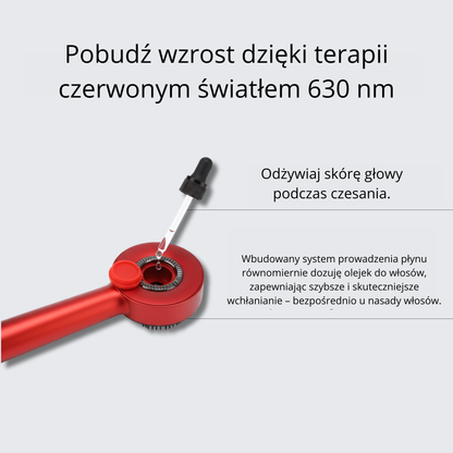 Szczotka Stymulująca Wzrost Włosów 3W1